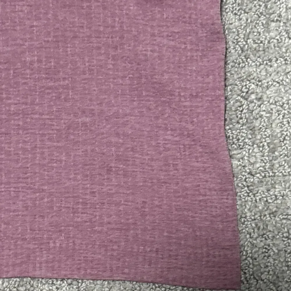 Lululemon Women’s Ebb to Street Cropped Mauve Ribbed Racerback Tank Top Size 8